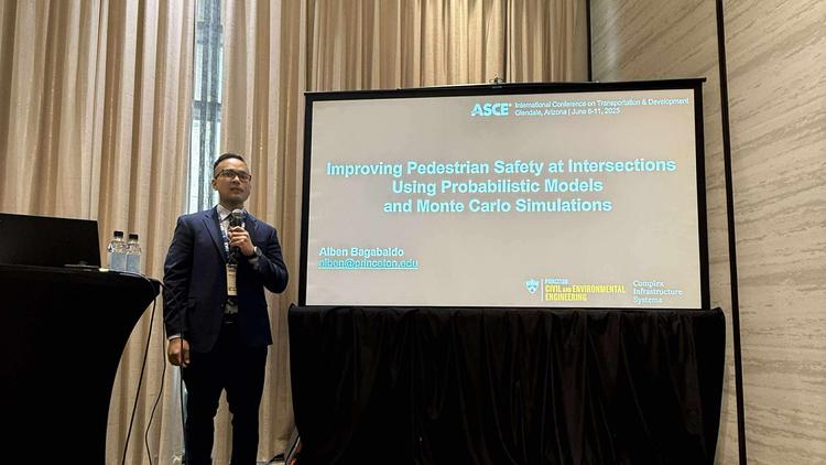 Alben Bagabaldo at ASCE ICTD 2025