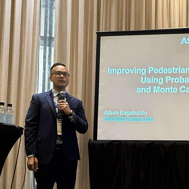Alben Bagabaldo at ASCE ICTD 2025